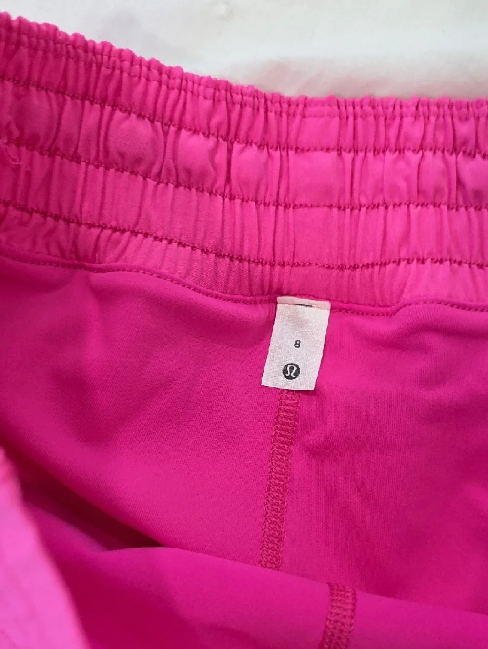 lululemon athletica Bright Pink Athletic Skort